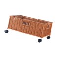 thumbnail image 4 of Cesta de almacenamiento debajo del fregadero con ruedas, organizador de lavandería, contenedor de ropa móvil para con 3 asas, 4 of 9