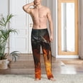 thumbnail image 2 of Disketp Fiery Dragon Of Chaos Men's Pajama Pants - Ultra Soft Fleece Sleep and Lounge Pants (Size: S-XXL)-Medium, 2 of 6