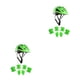 thumbnail image 1 of Casco con ruedas Bearachild para niños Bicicleta ajustable Verde 2piezas, 1 of 6