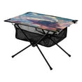 thumbnail image 2 of BZSMCE Camping Tables Simple Folding Table Moonlit Whiskers Pattern Size:23.6*15.7in, 2 of 7