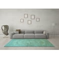 thumbnail image 3 of Ahgly Company Indoor Round Persian Light Blue Traditional Area Rugs, 8' Round, 3 of 4