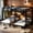 Queen over Twin over Twin, Black, variant on Bellemave Metal Triple Bunk Bed with Desk, Twin over Twin over Twin Bunk Bed with Storage Shelves & Stairs, Bunk Bed for 3, Space-Saving 3 Beds Bunk Frame with Guardrails & Ladder, Black