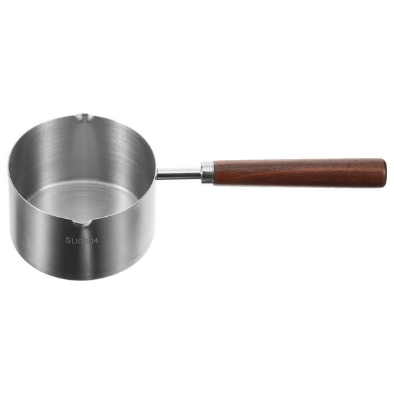 Masteelf  Sauce Pan with Lid Small Pot Oil Easy to Clean Saucepan Baby