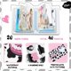 thumbnail image 4 of Fotos huecas de 3 pulgadas (vaca lechera) Mini álbum de fotos Love 40 bolsillos Carpeta Kpop para tarjetas fotográficas Pequeño álbum de fotos lindo Bolsa de almacenamiento de fotos para la familia JM, 4 of 5