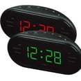 thumbnail image 4 of MesaSe Horloge LED AM/FM Réveil Électronique de Bureau Radio de Table Numérique Cadeau Fournitures pour la Maison et le Bureau Prise US, 4 of 8