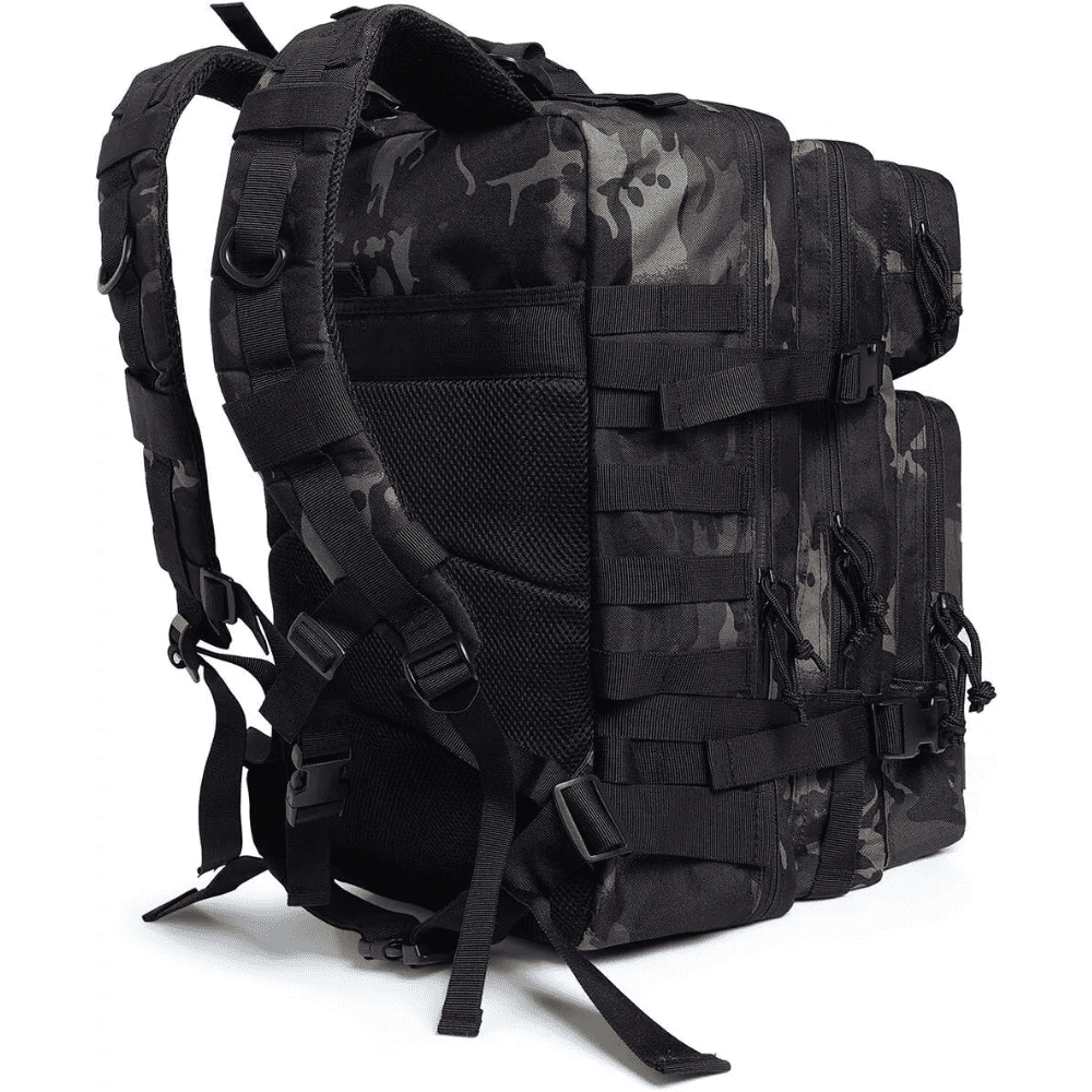 45L Tactical Backpack,900D Oxford Waterproof Material For Outdoor Hiking Camping & Travel Bag