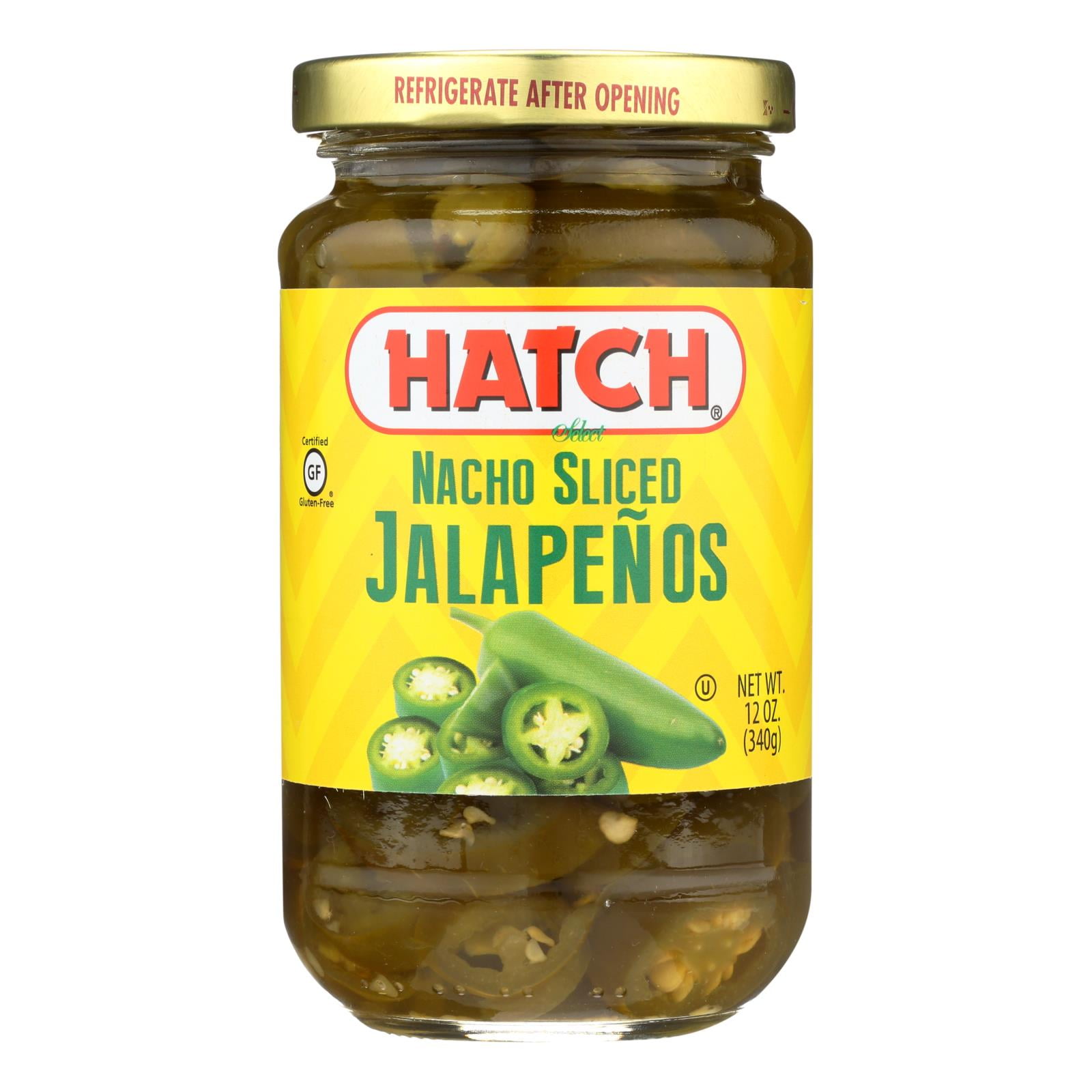 (Pack Of 12) Hatch Chili Jalapenos - Nacho Sliced 12 Oz
