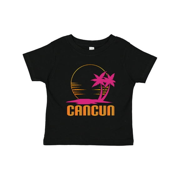 Inktastic Cancun Mexico Sunset Girls Toddler T-Shirt