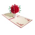 thumbnail image 3 of Tarjeta de felicitación navideña, tarjeta de felicitación , tarjeta de flores rosas, tarjetas del Día de San Valentín para él, su hija y su mayimx Tarjetas de felicitación, 3 of 9