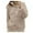 Khaki, variant on Women's Sherpa Zip-Up Jacket â High Neck, Long Sleeve, Solid Color Cozy Outerwear Without Hood