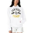 thumbnail image 4 of Women's G-III 4Her by Carl Banks White San Diego Padres City Graphic Pullover Hoodie, 4 of 5