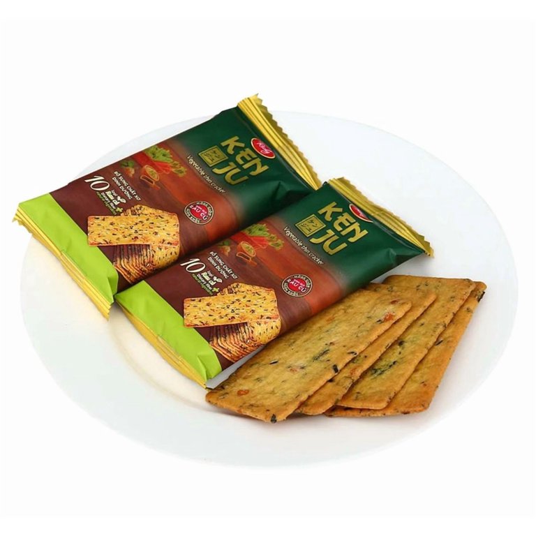 Richy Kenju Vegetable Thin Cracker Box 288g - Walmart.com