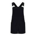 thumbnail image 4 of Aueoeo Women's Romper Corduroy Overall Shorts Adjustable Strap Shoulder Pocket Front Jumpsuit, 4 of 6