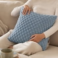 thumbnail image 5 of Textured Knit Throw Pillow Cover Soft Square Decorative Cushion Case for Outdoor Patio Sofa Couch and Home, 5 of 7