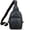 Gray, variant on Genuine Leather Sling Bag for Women Men Retro Sling Backpack Purse Crossbody Bag