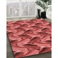 thumbnail image 2 of Ahgly Company Indoor Square Patterned Love Red Area Rugs, 8' Square, 2 of 6