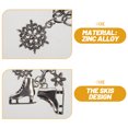 thumbnail image 4 of Patines Llaveros de nieve Llavero creativo Bolso Colgante Adorno Llavero Colgante, 4 of 5