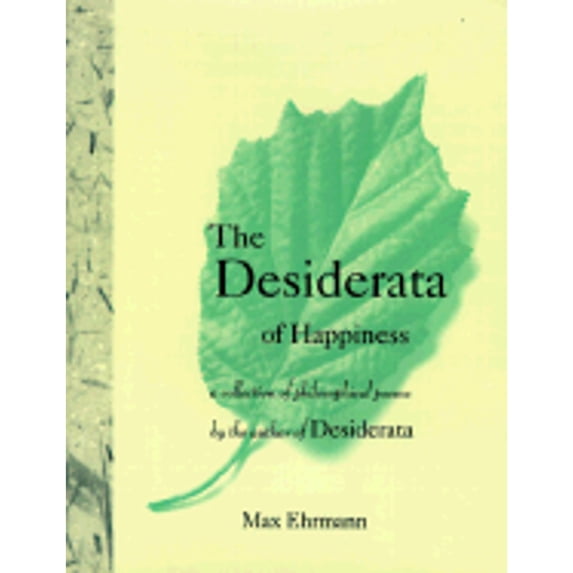 Pre-Owned Desiderata of Happiness Paperback