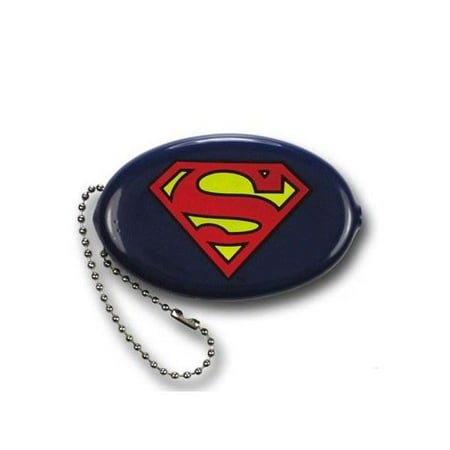 - DC Comics Superman Navy Blue Coin Purse Keychain