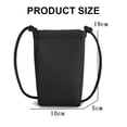 thumbnail image 2 of Small messenger bag PU mobile phone wallet transparent messenger bag women's mini mobile phone bag, 2 of 5