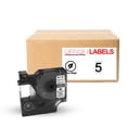 thumbnail image 1 of 5 Pack of D1 40913 Black on White Compatible Tape for Dymo Labelmanager 3/8" (9mm x 7m), 1 of 5