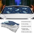 thumbnail image 5 of Disketp Windshield Sun Shade, Car Sun Shade For Front Window Space Dinosaur Sunshades Sun Visor Protector Blocks Uv Rays Foldable, 5 of 9