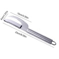 thumbnail image 4 of Multi-function Fish Scaler For Chef, Stainless Steel Seafood Tool Efficiently Processes Fish And Shrimp, Chef's Kitchen Utility Knife, Durable Food, 4 of 5