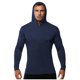 thumbnail image 1 of pstuiky Camisas de invierno de manga larga para hombre, Camiseta deportiva de manga corta con cuello redondo, ajustada y de alta resistencia, de color liso para hombre Tops de hombre m, 1 of 8