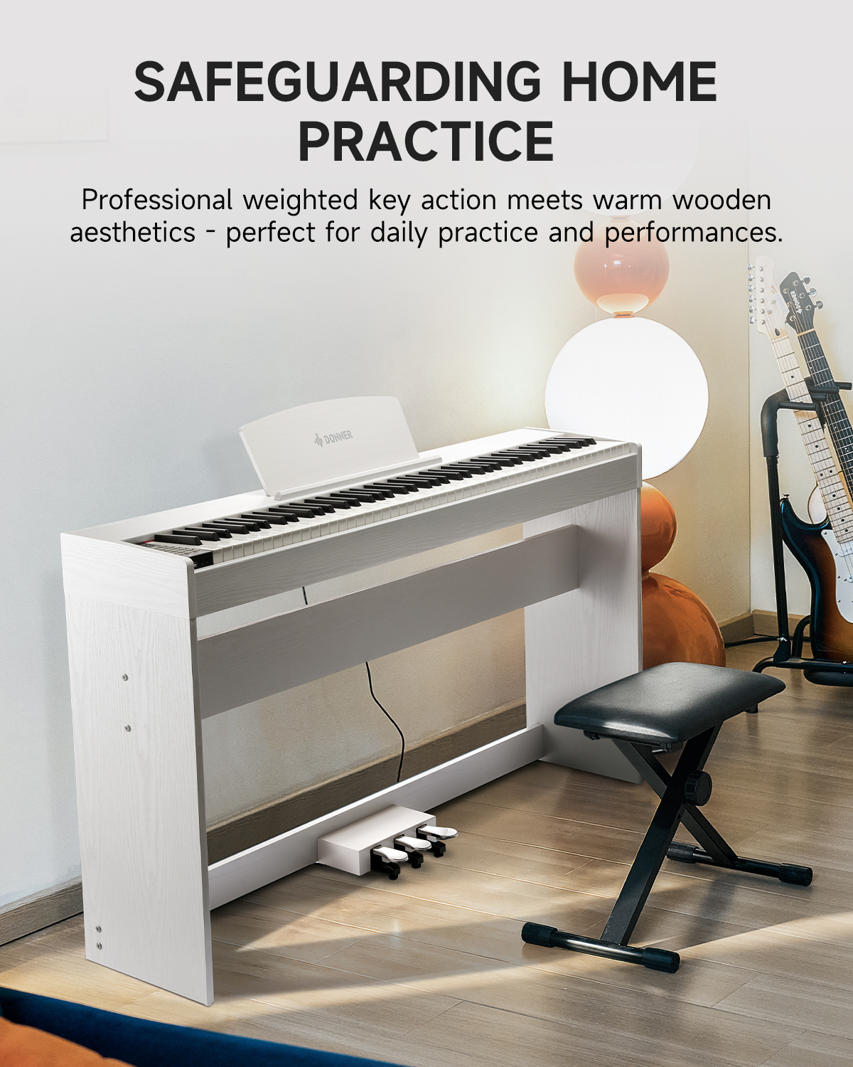 Donner DDP-50 Lite 88-Key Weighted Digital Piano photo 3