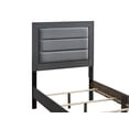 thumbnail image 4 of Plano Gray Wood Frame Twin Panel Bed, 4 of 6