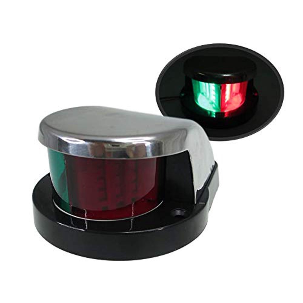 Marine Boat LED Navigation Light Red Green SS304 50Lumen DC1030V 2W