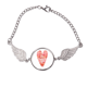 thumbnail image 1 of Esta crema a mi café. Pulsera pulsera pulsera alas de ángel pulsera, 1 of 3