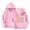 Pink, variant on Wangkekeji Girls Casual Long Sleeve Hoodies Cute Oversized Pocket Sweatshirt Tops Comfy Blanket Hoodie Kids