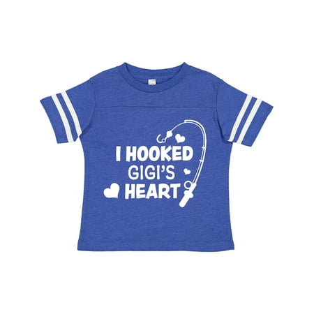

Inktastic I Hooked Gigi s Heart with Fishing Rod Gift Toddler Boy or Toddler Girl T-Shirt
