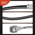 thumbnail image 5 of A-Premium Front Side Brake Hydraulic Hose Compatible with Select Chevy, Buick, Pontiac and Oldsmobile Models - Impala, Monte Carlo, Venture, Allure, Century, LaCrosse, Regal, Grand Prix, Montana, 5 of 8