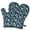 Dark Blue Princess, variant on Cute Oven Mitts,Dark Blue Princess Castle Pattern Oven Mitt 2-Pack Set,Kitchen Gloves for Oven,Heat Resistant Oven Mitts 7.7"x12"