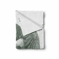 thumbnail image 2 of Eagle Soft Flannel Fleece Throw Blanket, Monochrome Pencil Drawing Style Bird Detailed Features Wild Nature, Cozy Plush for Indoor and Outdoor Use, 50" x 70", Black Grey White, by Ambesonne, 2 of 6