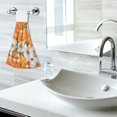 thumbnail image 5 of Yayeee Kitchen Hanging Hand Towels Set of 2 with Loop Bathroom Absorbent Tie Towel, Sunny Floral, 5 of 7