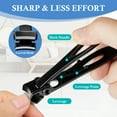 thumbnail image 7 of Amaopus 3Pcs Nail Clippers for Seniors, Wide Jaw Fingernail Clippers and Angled Head Toenail Clippers for Thick Nail, Professional Nail Clippers for Men, Women, 7 of 7