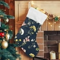 thumbnail image 5 of GZHJMY Wildflower Christmas Stocking, Personalized Large Candy Stocking Hanging Gift, Xmas Stockings Decoration for Family Holiday Party Ornaments Decor Fireplace, 5 of 7