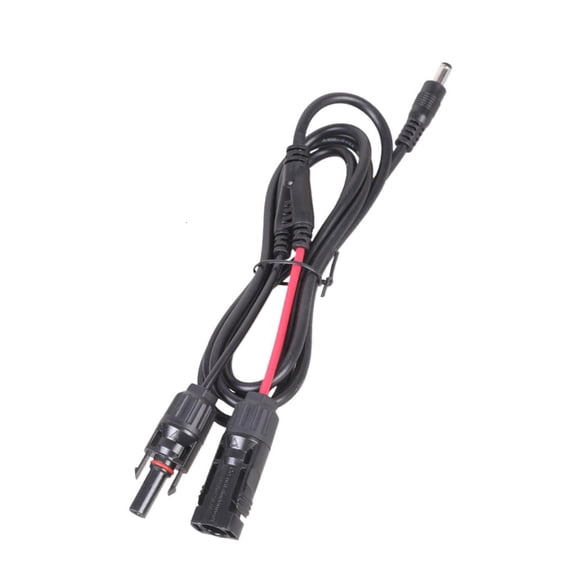 WE-POLUJ Solar Panel Connectors 5.5x2.1mm Adapter Cable Male Female Extension 16AWG