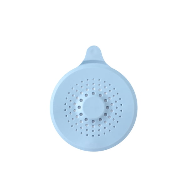 Bewildely Reemplazo de la cubierta del filtro del fregadero del baño de la cocina Colector de pelo reutilizable de silicona Tapón de drenaje Juegos de accesorios de baño Azul