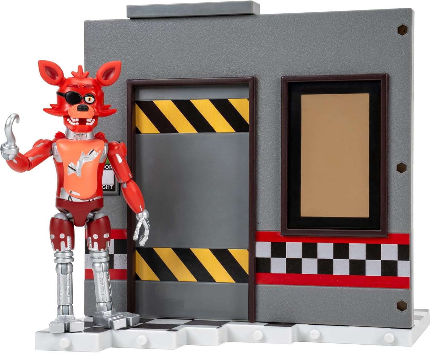Jazwares Five Nights at Freddy's Foxy with Office Set, Glowing