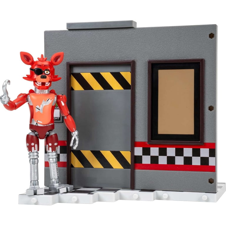 Jazwares Five Nights at Freddy's Foxy with Office Set, Glowing