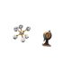 thumbnail image 5 of Figura De Esfera Y Globo Terráqueo, Estatua Moderna, Adorno De Mesa, Escultura Decorativa, Escritorio, Oficina, Estante, Sala De Estar, Hogar, Reloj De Mesa, Pieza De Colección, Arte, 5 of 8
