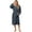 Dark Grey, variant on HEARTNICE Fuzzy Robes for Women, Long Plush Hooded Fluffy Warm Bathrobes,(Light Yellow,S-M)