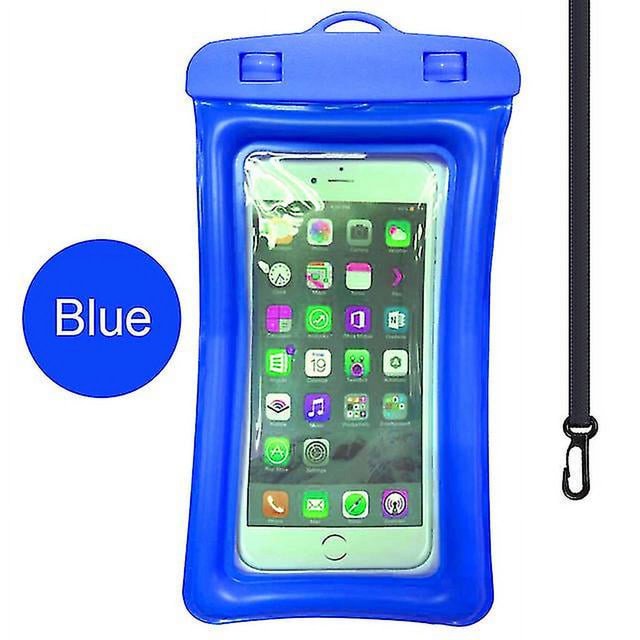 Compatible Blue Aplicar a Ip68 Funda universal impermeable para teléfono Bolsa a prueba de agua Funda para nadar Compatible con Iphone 13 12 11 Pro Max X Xs Samsung S22 Ultra Xiao