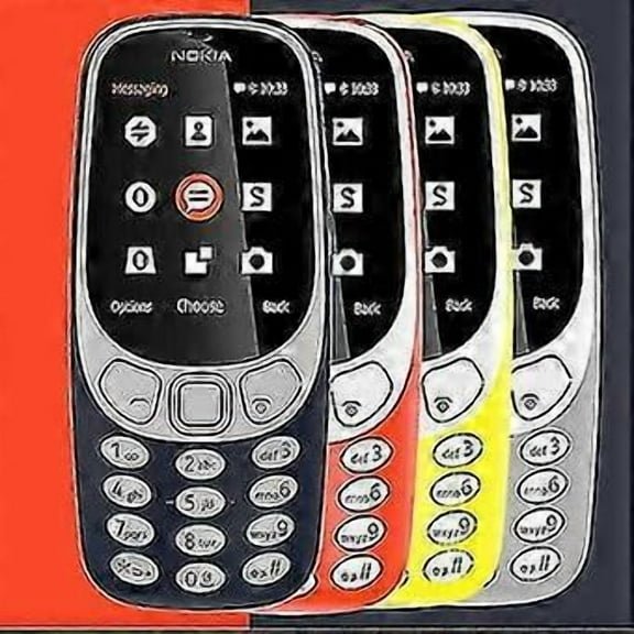 New 3310 Phone - Non-intelligent Bar Phone For Seniors With Dual Sim, Loud Characters 2.4-inch good
