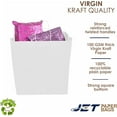 thumbnail image 6 of JET PAPER BAGS - 15”x10”x15.75” [100 Pcs] Large White Paper Bags with Handles Prime for Takeout, Grocery, Goody, Retail, Party, Gifts, Weddings - Recyclable Kraft Paper Gift Bags with Handles, 6 of 9