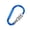 Blue, variant on harmtty Bicycle Anti-theft Lock Carabiner Design Set Password Safety Aluminum Alloy Dazzling D-type Password Padlock Lock for Outdoor,Silver
